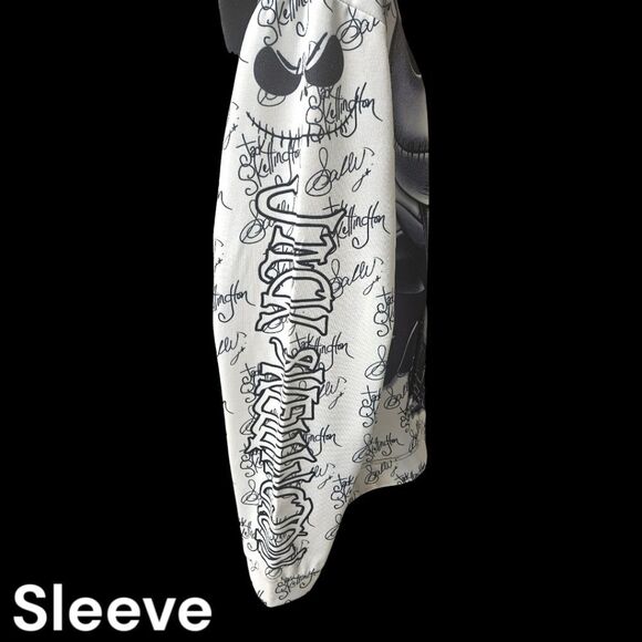 JACK SKELLINGTIN & SALLY Oversized Plus Size Pullover Skull, Graphic Hoodie XXXL - Picture 4 of 16